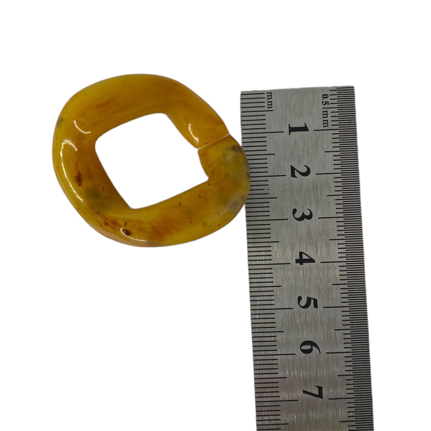 Light amber turtle plastic Chain for accessories
