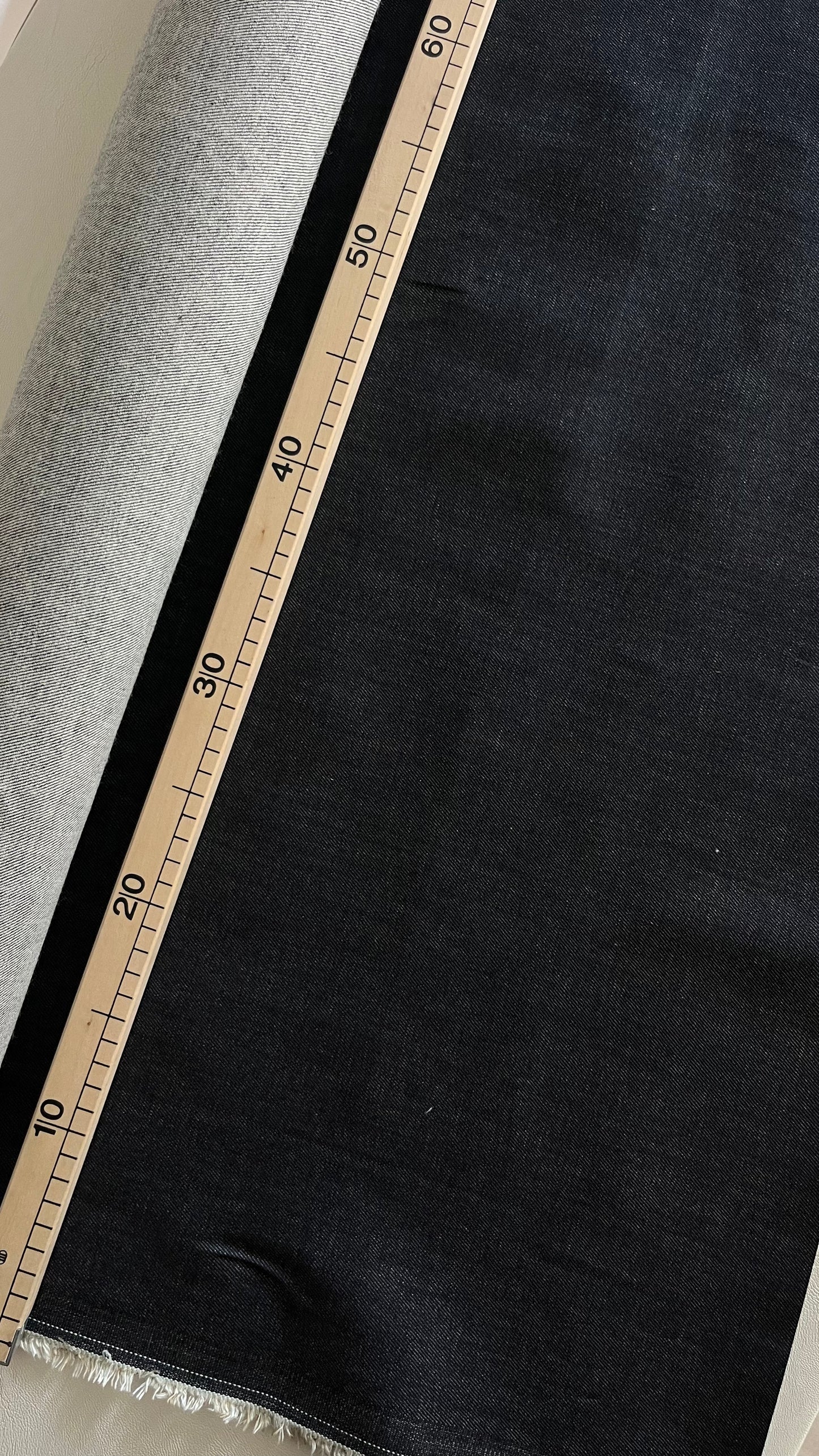 navy blue stretch denim B-0427