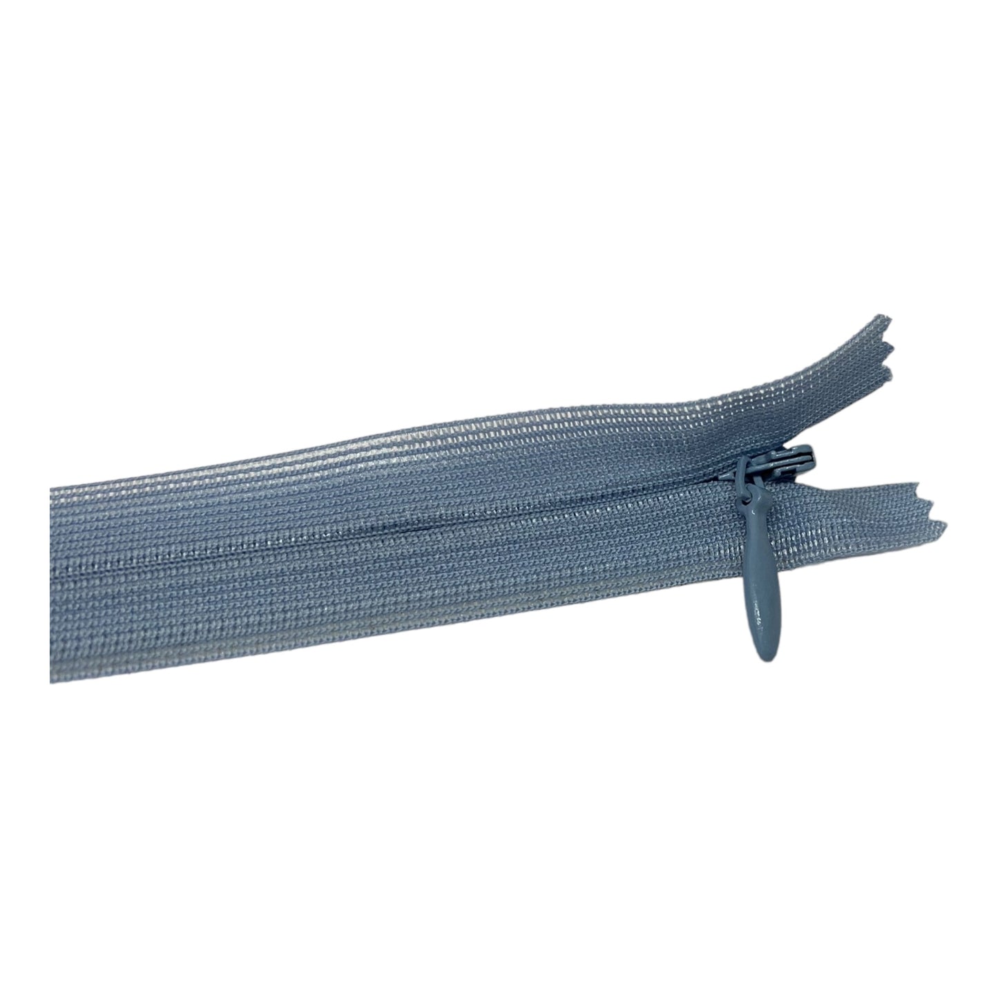 Nylon invisible zipper light grey/blue 232