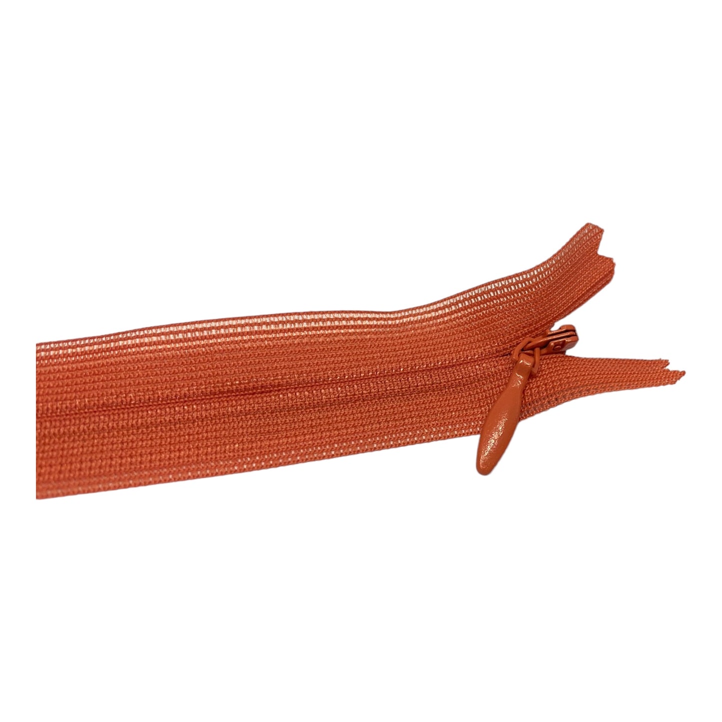 Nylon invisible zipper salmon orange 816