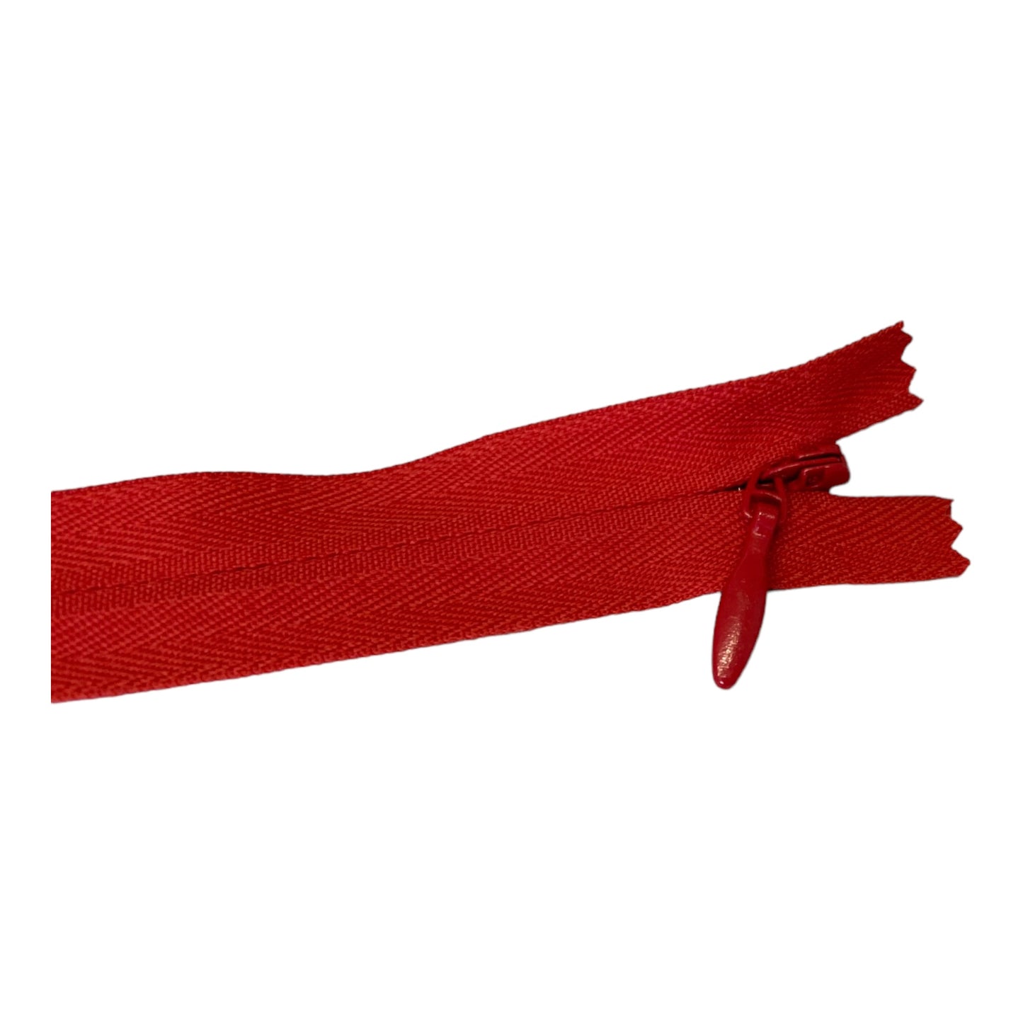 Strong invisible zipper orange red 819