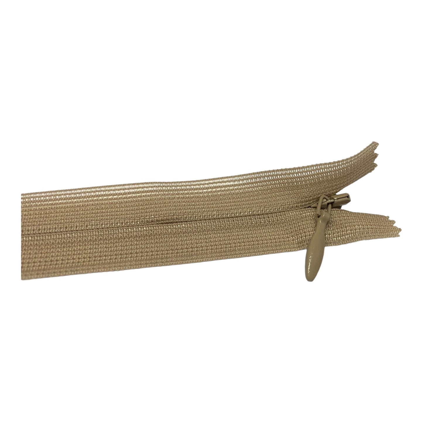 Nylon invisible zipper beige 128