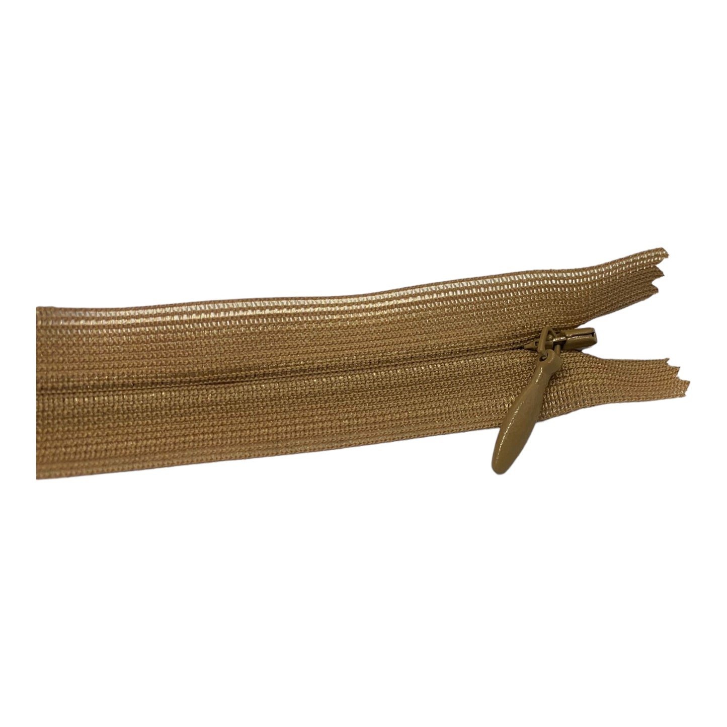 Nylon invisible zipper gold brown 188