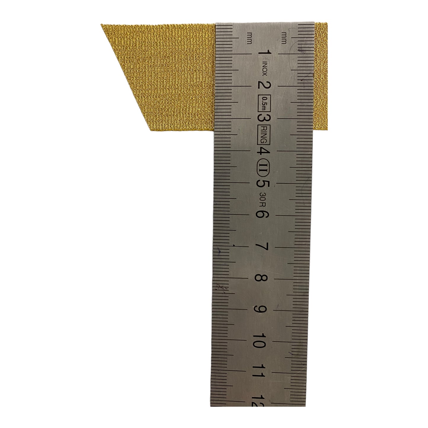 lurex gold 35 mm gros-grain viscose ribbon