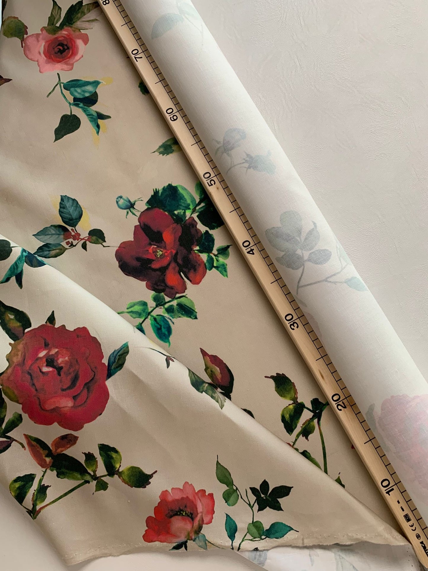 roses print cotton B-0404