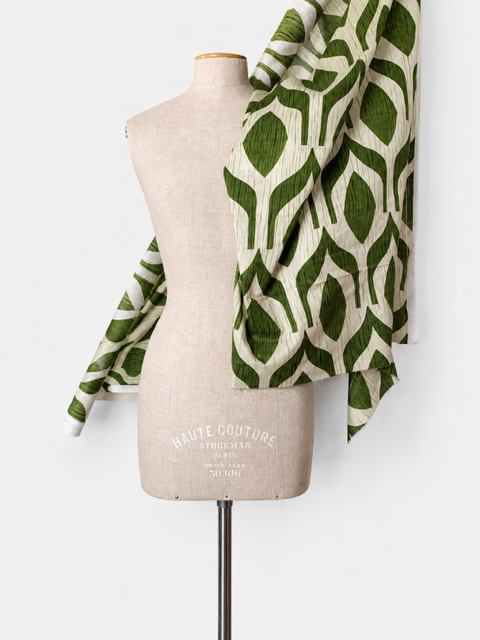 geometric print cotton B-0402