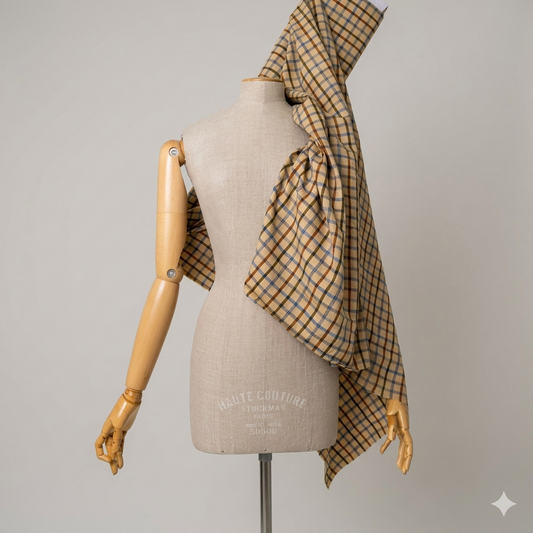 plaid cotton B-0388