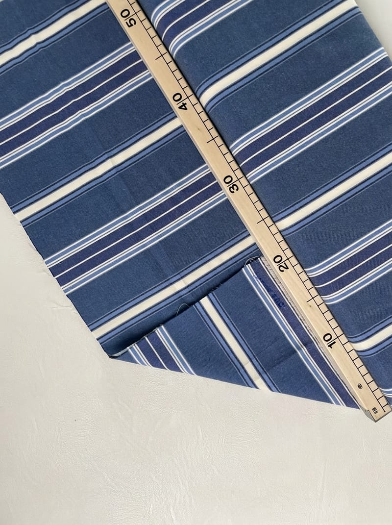 blue striped cotton B-0347