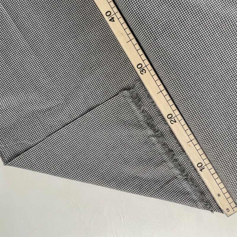 black/white mini vichy cotton B-0371