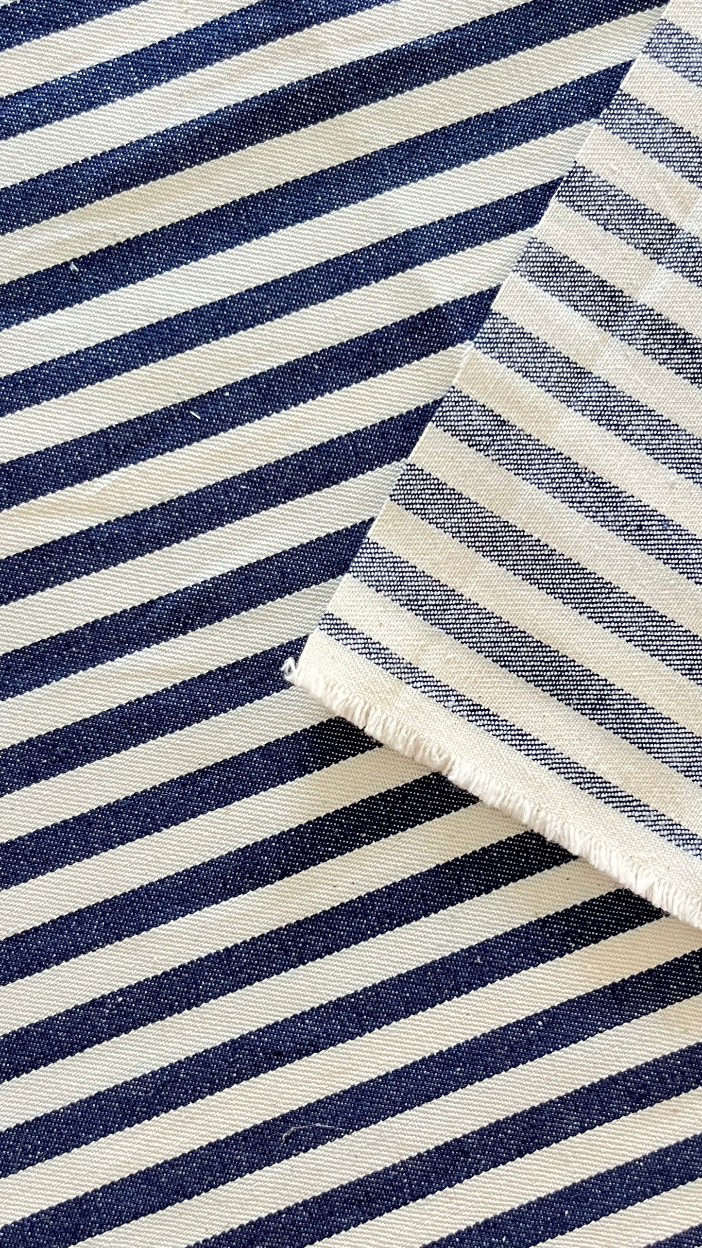 striped denim B-0434