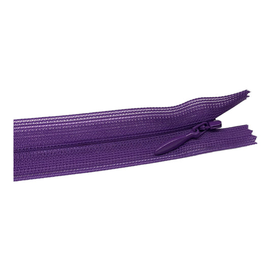 Nylon invisible zipper violet 284