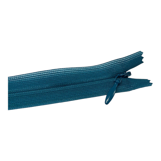 Nylon invisible zipper teal 020