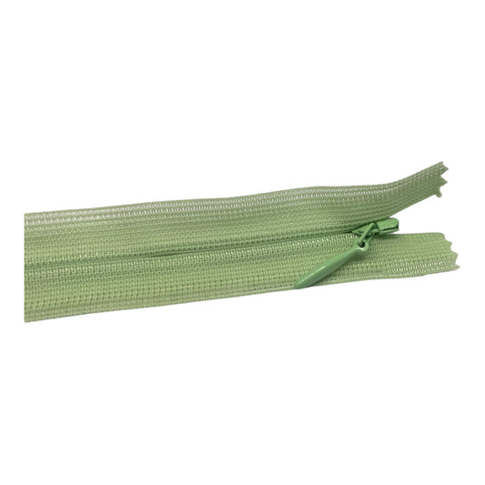 Nylon invisible zipper light green 531