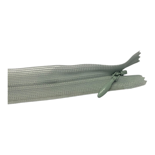 Nylon invisible zipper light sage green 821