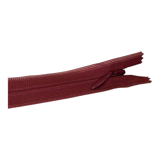 Nylon invisible zipper burgundy 273