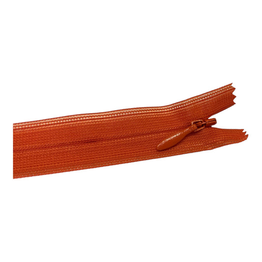 Nylon invisible zipper orange 053