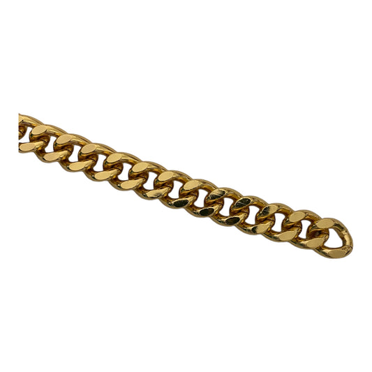 gold heavy curb metal chain for handbags, high quality