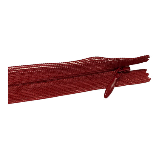 Nylon invisible zipper dark red 059