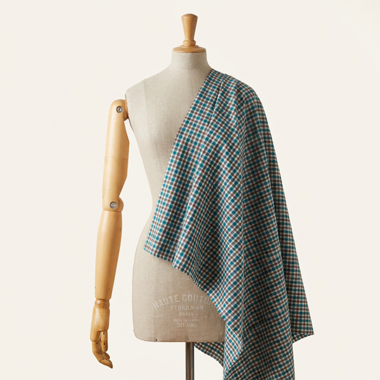 tartan check cotton B-0379