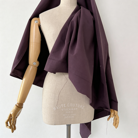 mid weight eggplant cotton B-0385