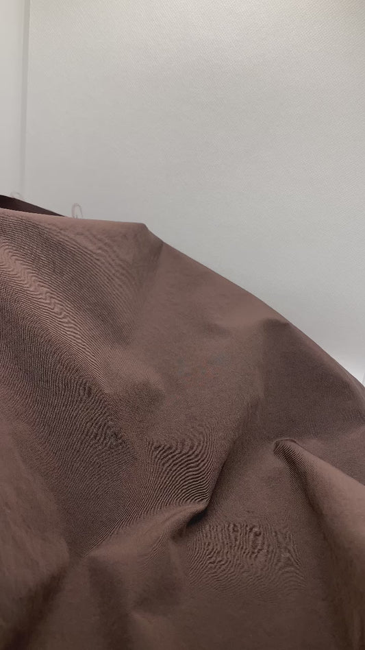technical outwear PA fabric dark chocolate G/4627
